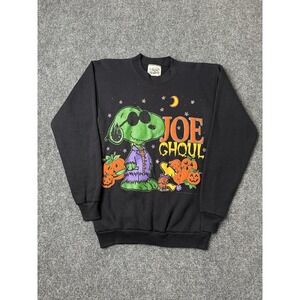 Womens Peanuts Snoopy Joe Ghoul Halloween Crewneck 1990s, Size M